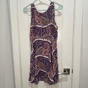 Free People Paisley Print Sleeveless Dress